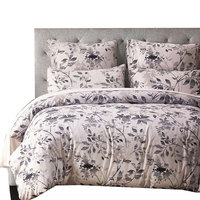 Parure de lit personnalisée en t, ensemble de literie 100% coton, quatre pièces
