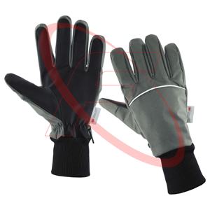 Guantes mecánicos De invierno para hombre, guantes De seguridad De cuero sintético resistentes al viento para esquiar, Grey Works Luvas De Inverno - Product Image 1