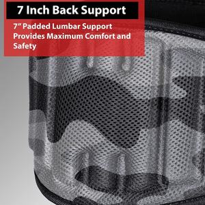 Ceinture de gymnastique d'haltérophilie en néoprène EVA unisexe ceinture d'entraînement en nylon personnalisée ceinture d'entraînement droite fournisseur pakistanais soutien du dos en gros - Product Image 2