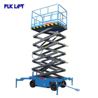 Plataforma Elevadora de Tijera Eléctrica Hidráulica Móvil de 4~18 m, Altura de Trabajo Opcional, en Oferta
