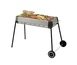 Parrillas de barbacoa japonesas de alta calidad hechas en Japón Parrilla de barbacoa de acero portátil grande con ruedas Resistente y fácil de mover - Product Image 1