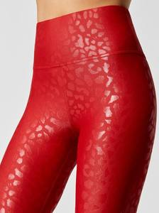 Nuevo hecho a medida de cintura alta Yoga entrenamiento Fitness gimnasio Yoga elegante brillante estampado Leggings - Product Image 5