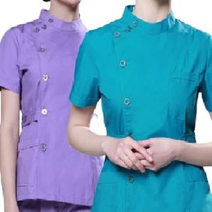 ชุดยูนิฟอร์มพยาบาลทันตกรรมเข้ารูปสไตล์ยุโรปชุดสครับทางการแพทย์ที่ทันสมัยสำหรับผู้หญิงและผู้ชายสำหรับร้านเสริมสวยและโรงพยาบาล - Product Image 1