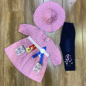 ชุดเดรสยาวถึงเข่าผ้าซาตินสำหรับเด็กผู้หญิงตัวเล็กอย่างเป็นทางการ - Product Image 4