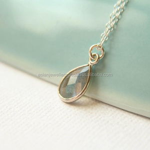 925 Sterling Silver <b>Labradorite</b> Gemstone Handmade Necklace - Product Image 2