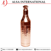 Meilleur couvercle de bouteille d'eau en cuivre écologique de 1L pour boire directement lors de fêtes, dernière arrivée, fournisseur indien, prix raisonnable