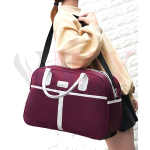 Weekender-bolsas de viaje impermeables para mujer y hombre, bolso de lona de cuero deportivo - Product Image 6
