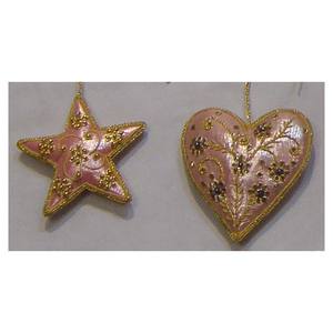 Indian Wholesaler Heart Shape Christmas Hanging Ornament - Product Image 1