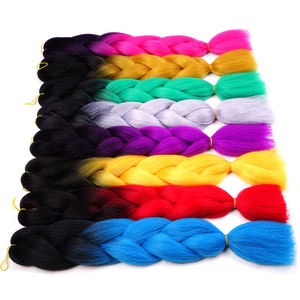 고품질 합성 꼬기 머리 대량 점보 꼬기 크로 셰 뜨개질 머리 연장 흑인 여성을 위한 24 인치 꼬기 머리 Wholes - Product Image 6