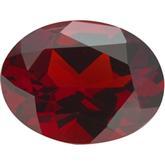 Precio de fábrica al por mayor de alta calidad 3X4mm corte ovalado almandino/granate rojo zambiano IGI certificado piedra preciosa suelta facetada - Product Image 2