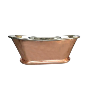 Bañera de cobre con recubrimiento de polvo negro, diseño lujoso, cobre puro, moderna, para decoración del hogar, venta al por mayor - Product Image 6