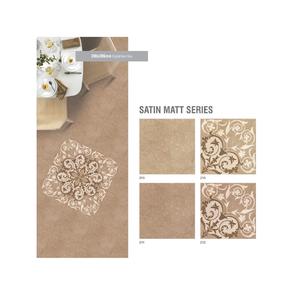 Azulejos mate satinado para sala de estar con superficie brillante blanca de cerámica 40x40cm - Product Image 6