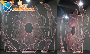 Impressive Wedding <b>Stage</b> Metal <b>Props</b> Decoration Designer Wedding Event Metal <b>Props</b> Imperial Asian Wedding <b>Stage</b> Metal Frames - Product Image 6