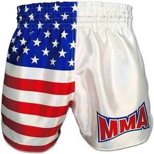 ที่กำหนดเองที่มีคุณภาพสูงมวยไทย Mma กางเกงขาสั้นคิกบ็อกซิ่งมวยต่อสู้สั้น - Product Image 1