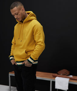 Vente en gros de sweat à capuche pour hommes de haute qualité vêtements de rue personnalisés avec le dernier design imprimé motif OEM Services tissu polaire pour l'hiver - Product Image 2