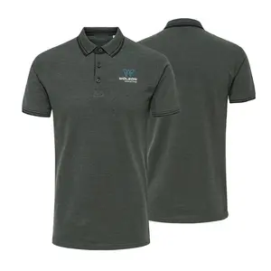 Рубашка-поло с логотипом на заказ, мужские рубашки-поло большого размера, оптовая продажа мужских рубашек-поло из 100% хлопка, рубашки-поло высокого качества