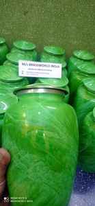 Urna Funeraria de Aluminio Verde, Estilo Americano, para Adultos, Fabricante y Proveedor Brassworld India BRU-4442 - Product Image 5