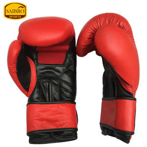 Gants de boxe professionnels en cuir de vachette véritable de 12oz avec logo personnalisé Tailles 8oz Gants d'arts martiaux imprimés Kick 6oz pour enfants 10oz - Product Image 4