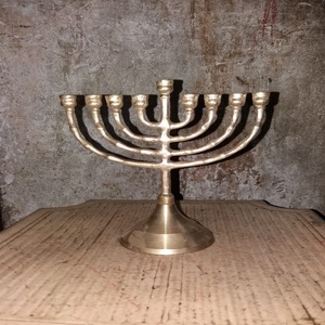 Best quality Polished Menorah <b>small</b> size brass menorah Religious <b>Candle</b> Holder from Indian manufacturer - Product Image 2
