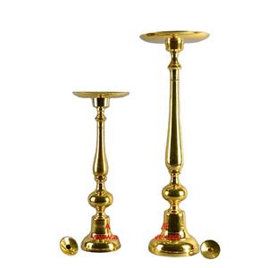 Floor <b>Candle</b> <b>Holder</b> for Wedding Centerpieces Shiny Finished Gold Plated Tall Wedding Floor Decorative <b>Candle</b> <b>Holder</b> Pillar - Product Image 5