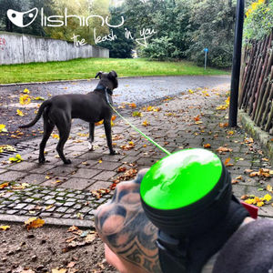 Lishinu Collier de chien de contrôle intelligent écologique automatique avec matière plastique pour chiens noirs 8-12Kg Utilisation quotidienne - Product Image 2