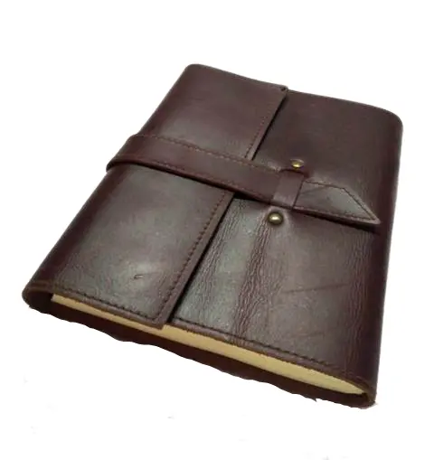 Vintage Leather Handmade Buckle Closure Writing Journal