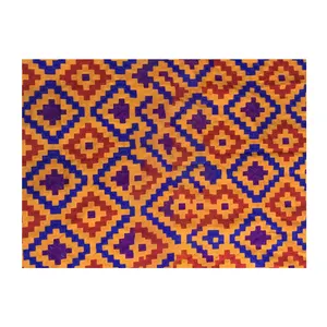 Meb Wo Kente Motif Kustom Multiwarna Pakaian Unisex Premium Pakaian Afrika dengan Harga Terbaik dari India