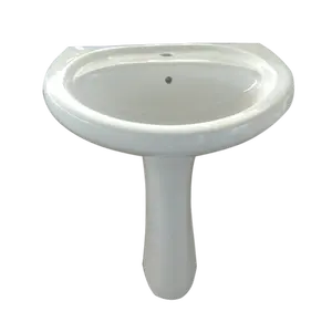 Wash Basin Set Bathroom Ceramic with pedestal modern design wash basin sanitary ware bathroom sinks and wash basin