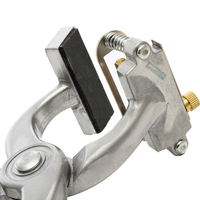 Kit de pinces à tatouer vétérinaires à bord arrondi pour oreilles – Instruments réutilisables en aluminium pour chiens et bétail