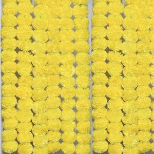 Hermosa decoración de Primavera al por mayor de flores artificiales amarillo - Product Image 1