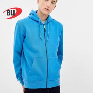 Meilleure qualité hiver hommes sweats à capuche zippés pull polaire personnalisé logo de marque tissu polaire polyester - Product Image 2