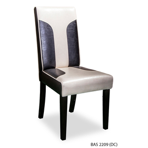 Modern Two Tone PU Leather Dining <b>Chair</b> BAS 2209 High Back <b>Comfortable</b> Eco-Friendly Durable Waterproof Living Room - Product Image 1