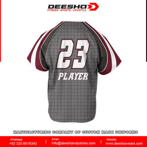 Camisetas de Hockey sobre Césped y Lacrosse para Adultos, Sublimadas, de Poliéster Transpirable, de Secado Rápido, Reversibles, Impermeables, Antibacterianas, Estampadas - Product Image 3