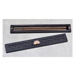 Caja de incienso de madera para decoración del hogar, soporte de palo de placa de madera con forma rectangular para la Oficina y el hogar - Product Image 3