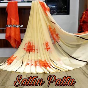 Sarot en satin de soie à imprimé numérique, vêtements féminins indiens, à bas prix, style décontracté, dernier modèle, - Product Image 2