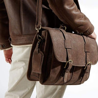 Bolsa de Viaje Impermeable de Cuero Genuino Vintage, Ligera, Resistente al Agua, con Cierre, Unisex, Juego de 7 Piezas