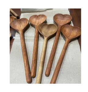 Vente en gros Petite cuillère courte en bois de bambou pour la cuisine en plein air en camping - Product Image 1