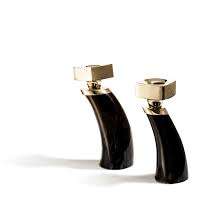 Portavelas de cuerno ecológico con base de madera, tealigh de acero y artículos de fiesta en casa para color natural - Product Image 5