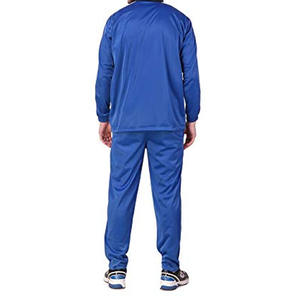 Ensemble de jogging unisexe à logo personnalisé, sweat à capuche, pantalon baggy, survêtement d'hiver sérigraphié en soie, fermeture éclair ample pour hommes maternité - Product Image 3