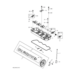 Teil für JD John Deere Traktor, Wellens chl üssel Teilen ummer R133303