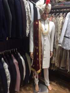 Sherwani pakistanais indien pour marié, Sherwanis, robe de marié pakistanaise - Product Image 6