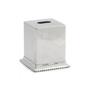 กล่องใส่ทิชชู่สแตนเลสทรงสี่เหลี่ยมพร้อมกล่องใส่ผ้าเช็ดปากขนาดพิเศษ - Product Image 4