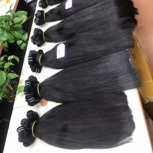 Weft Bone Straight Hair Bundles Human Hair Extension To Make Premium Jazzy Hair Extensions