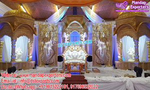 Qiao — scène de mariage asiatique, décor de réception de mariage élégant, scène UK, nouveau Design - Product Image 6