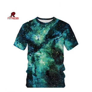 T-shirt pour homme avec impression par sublimation personnalisée, 100% polyester, matière à séchage rapide, logo par transfert thermique pour le sport - Product Image 3