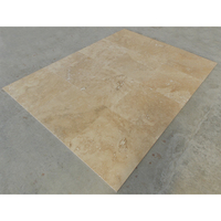 Mosaico de Travertino de 12 mm, Modelo Nuevo 2025, Calidad Premium, Piedra Natural para Paredes Interiores y Pisos, Precio Económico