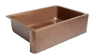 Fregadero de cocina de cobre martillado, cuenco individual, para Villa de lujo, a precio asequible - Product Image 3