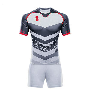 Fabricant pakistanais uniforme de rugby respirant personnalisé vêtements de football de qualité dans un style d'ensemble de couleurs personnalisées - Product Image 2