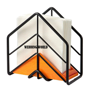 Porte-serviettes en métal de qualité supérieure, fabriqué à la main, écologique, durable, porte-mouchoirs, dernière arrivée, design cartonné - Product Image 4