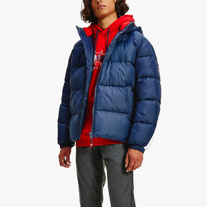 Veste d'hiver brillante de qualité supérieure pour homme, veste bomber rembourrée en coton, imperméable, respirante, à capuche, personnalisable - Product Image 1